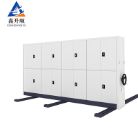 鑫升顺钢制档案架密集柜档案室密集架手摇式移动档案柜文件柜资料柜一列四组每立方单价价价