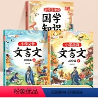 [3本]国学知识+文言文100篇 [正版]斗半匠2024新版小学生必背国学知识百科常识文学常识古诗词75+80首中华国学