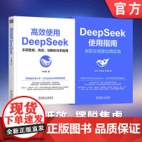 套装 高效使用DeepSeek + DeepSeek使用指南 全职业场景应用实践(共2册套装)卢森煌 人工智能 AI