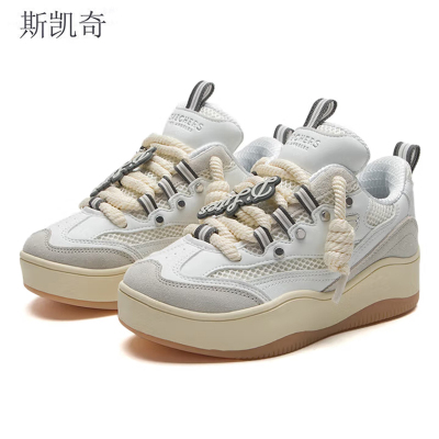 斯凯奇女款板鞋低帮185320/WBGY-5.5双