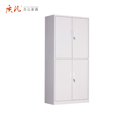 质凡通双节文件柜储物柜带锁多门柜/ZF-WJG026/850*390*1800