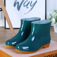 匹牧 PM-YX-0002 短筒加厚雨鞋 墨绿色(请备注鞋号)单位:双