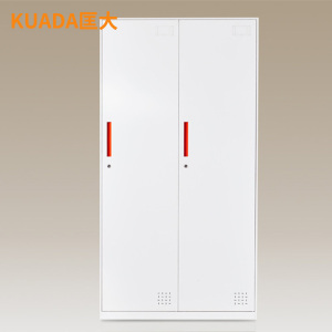 匡大更衣柜0.9米钢制窄边铁皮储物柜2门更衣柜KD-G1009