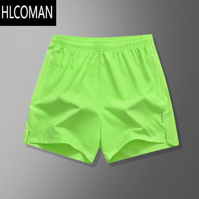 HLCOMANSMILE ISLAND 运动短裤男女夏季薄款跑步冰丝沙滩裤速干透气