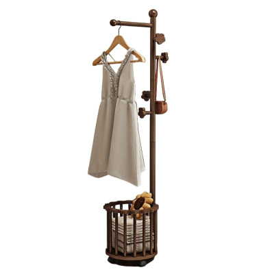 豫汉迎带篓衣帽架