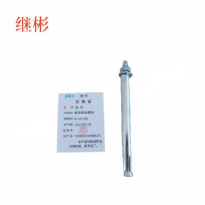 JIBIN/继彬 GB22795-表5 膨胀螺栓 碳钢 镀白锌 M14×200 个