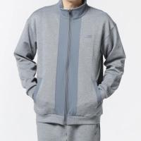 New Balance弹力拼接针织运动夹克男款拼色休闲商务外套