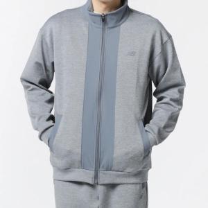 New Balance弹力拼接针织运动夹克男款拼色休闲商务外套
