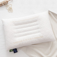 枕头决明子单人学生宿舍双人乳胶感家用枕芯YQ 白色-48*74(单只装)