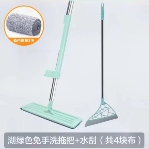 [补贴10%]免手洗懒人平板拖把拖地家用一拖净干湿两用吸水墩布寝室刮水灰尘