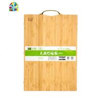 无胶竹砧板纯竹切菜板木砧板加厚2.2饺子板家用防开裂 FENGHOU 无胶纯竹W80(77*46*2.2)面板案板