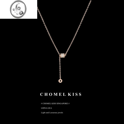 JiMi情人节礼物送女友项链女锁骨链小蛮腰 轻奢小众毛衣链设计感高级