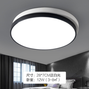 苏宁放心购 LED吸顶灯圆形卧室灯客厅大气现代创意餐厅灯卧室灯北欧