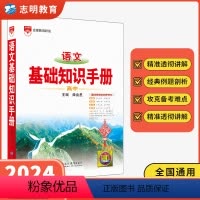 语文 高中通用 [正版]2024新高中语文基础知识手册 高一高二高三通用辅导书2024新版 薛金星文言文现代文高考总复习