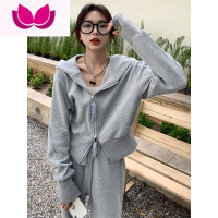 七斓小香风运动套装女学生韩版宽松时尚网红洋气卫衣休闲套潮