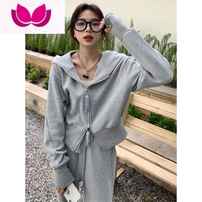 七斓小香风运动套装女学生韩版宽松时尚网红洋气卫衣休闲套潮