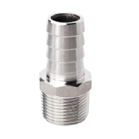 盛京联硕不锈钢六角外丝皮管接头DN20[6分]304材质个