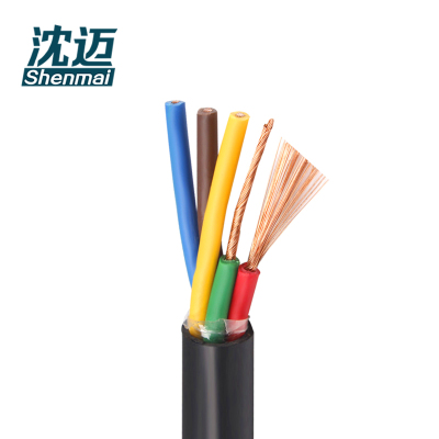 沈迈 护套软电线 ZR-RVV-5*1.0mm²/米