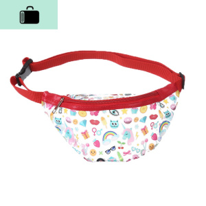 学生2019新款卡通PVC防水女腰包ins少女休闲运动斜挎包NEW LAKE女斜挎包
