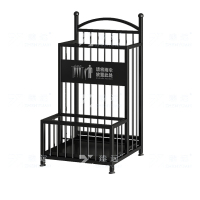 臻远 ZY4080135雨伞收纳架雨伞沥水存放置物架 黑色小号