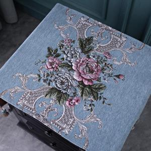 家柏饰(CORATED)床头柜盖布方巾布艺柜打印机防尘罩长方形卧室小桌布欧式家用