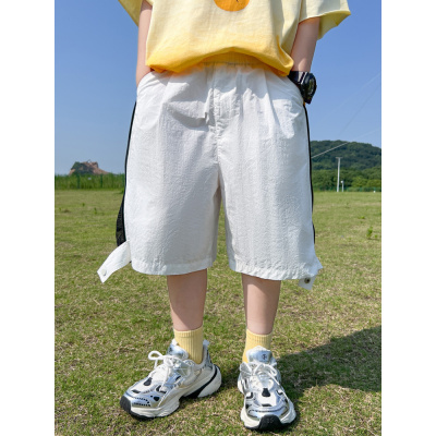 男童夏季短裤2025新款大童薄款中裤五分裤子儿童运动裤男孩夏装潮