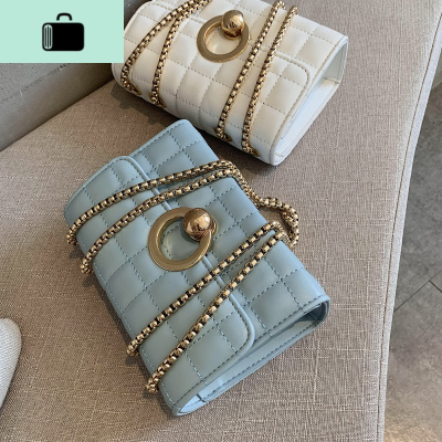 网红高级感小包包女2020新款潮时尚百搭斜挎包夏天洋气简约链条包NEW LAKE女斜挎包