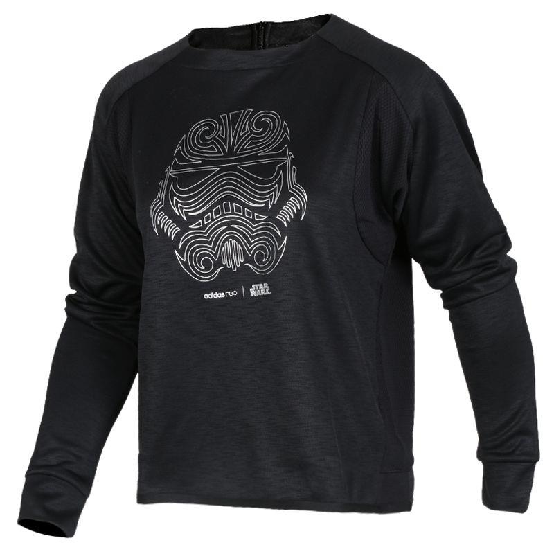 adidas/阿迪达斯NEO运动休闲舒适针织女装套头衫BQ0739 Z