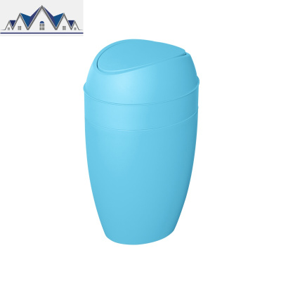 家用分类垃圾桶带盖可翻转厨房卫浴卧室卫生间厕所垃圾桶窄 三维工匠