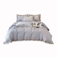 伊伊爱 100支时尚绣花款何蒙莎系列四件套