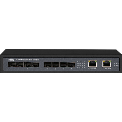 华科亿通 8光+2电全千兆交换机