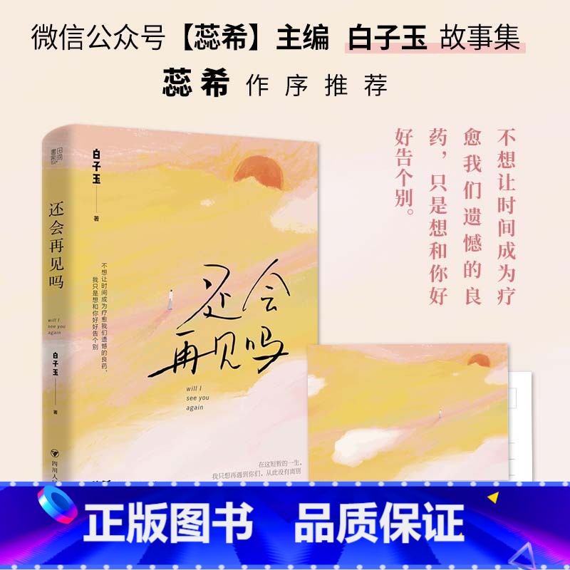 [正版]新书 还会再见吗?白子玉着 青春文学故事集 不想让时间成为疗愈我们遗憾的良药,我只是想和你好好告个别