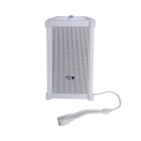 启诺QN-A40-IP IP广播室外对讲音柱 带拾音器一体式支持双向语音对讲广播音箱 白色 台