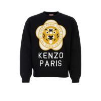 高田贤三(Kenzo)男款羊毛棉混纺圆领刺绣运动卫衣简约百搭休闲潮