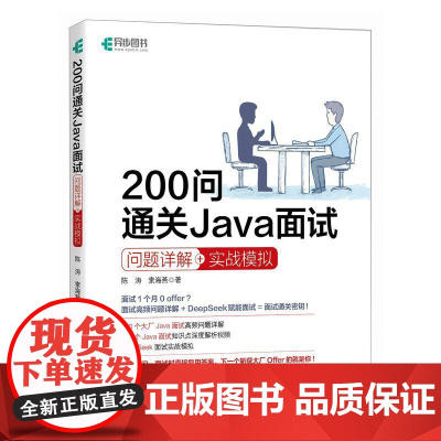 200问通关Java面试问题详解 实战模拟 java视频教程java变成语言AI编程程序员面试DeepSeek