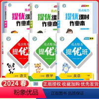 五下语数英6本[亮点提优班+亮点提优课时作业本]江苏专用 小学通用 [正版]2024新版亮点给力提优班多维互动空间五年级