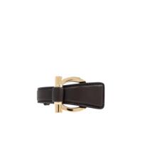 Salvatore Ferragamo可调节金属扣男士宽表带手链时尚饰品个性风格