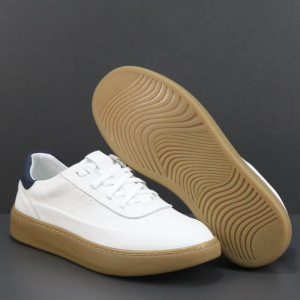 头层牛皮小白鞋男防滑耐磨牛筋底德训鞋一脚蹬真皮透气休闲板鞋子