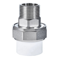 禾润泽 PP-R 外螺纹活接 热熔外丝活接 φ32 个