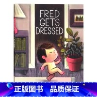 [正版]弗雷德穿衣服 英文原版绘本 Fred Gets Dressed 凯迪克奖插画家 Peter Brown 平装