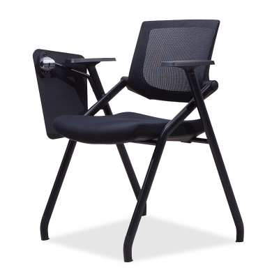 全简办公椅培训椅带写字板不带滑轮简易折叠会议椅培训课桌椅一体