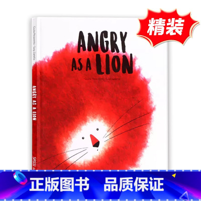 [正版]像狮子一样愤怒 英文原版绘本 Angry as a Lion 情绪管理情商培养 儿童成长启蒙阅读图画故事书