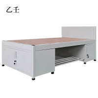乙壬钢制含柜单人床2米*0.9米[工厂现做 7天内发货]