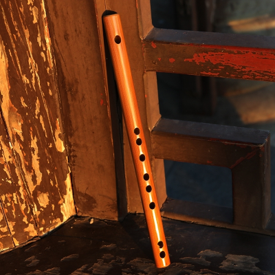 迷你短笛无膜孔学生入门竹笛小笛子随身初学者儿童成人乐器女短笛E调40cm（无膜孔）+教学书