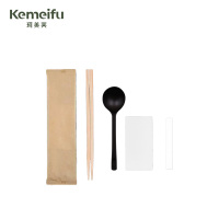 珂美芙 牛皮纸四件套筷子套装 250*60mm 套