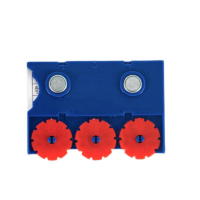 普拉塞(Plasser) 磁性料签 三轮双磁料签蓝色 75x100mm(个)