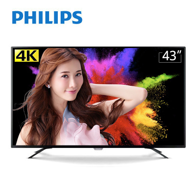 飞利浦(Philips) 43PUF6031/T3 43英寸液晶电视机 4K超清 智能网络平板彩电 高清电视 42