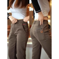 休闲裤男女秋季新款潮流时尚直筒高弹性修身型韩版长裤男