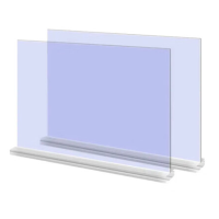 鸿灵睿芯 ZSMP02 250*200mm 展示铭牌 (计价单位:个)白色