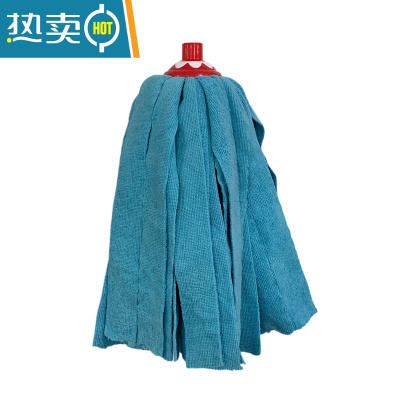 敬平不锈钢毛巾布吸水拖把家用老式圆头拖布传统客厅地板保洁纤维墩布